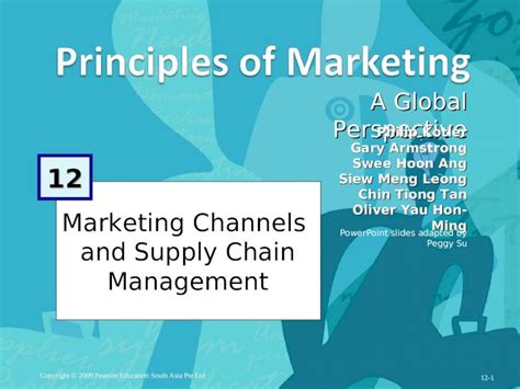 PPT Principles Of Marketing Marketing Channels Supply Chain