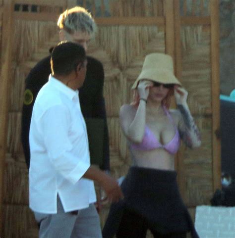Megan Fox In A Pink Bikini Top In Mexico 03 06 2024 CelebMafia