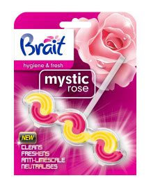 Brait Hygiene Fresh Kostka Toaletowa 2 Fazowa Do WC Mystic Rose 45g