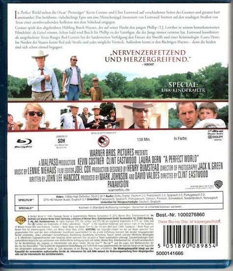 Perfect World Kevin Costner Bluray Kaufen Auf Ricardo