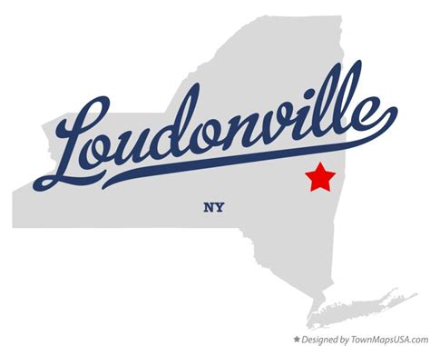 Map of Loudonville, NY, New York