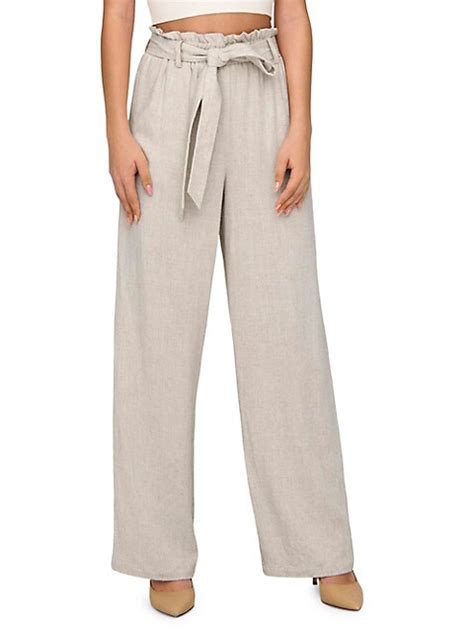 Only Siesta High Waist Belted Pants Thebay