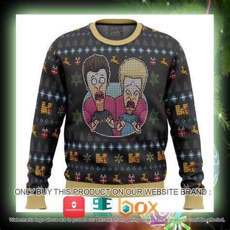 Best Beavis And Butthead Surprise Reaction Ugly Sweater Express Your