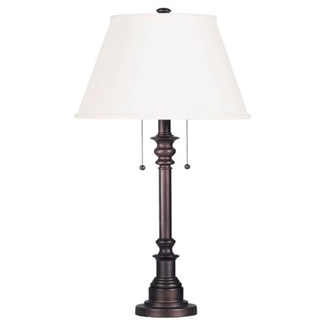 Kenroy Home Spyglass In Bronze Table Lamp Brz The Home Depot