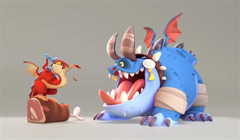 ArtStation - Dragon 3D Art