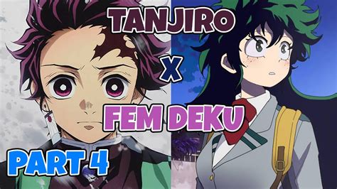 Tanjiro X Female Deku Reincarnated As Demon Slayer Part 4 Texting