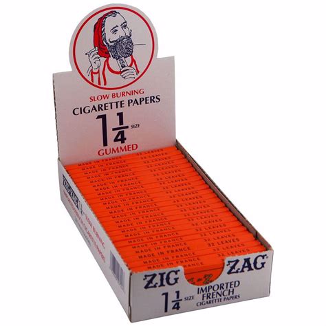 Zig Zag Orange 1 14 Rolling Papers Rolling Ace