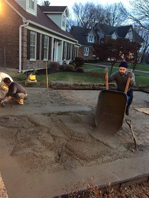 Driveway Exposed Aggregate Kenney Concrete