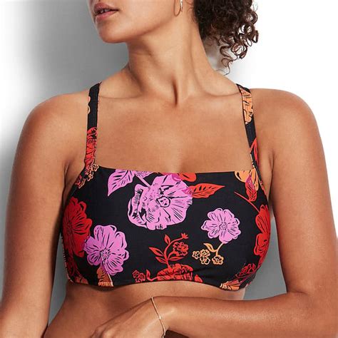 Black DD Square Neck Bikini Top BrandAlley