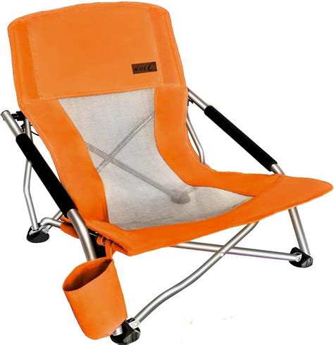 Amazon.com: Nice C Low Beach Chair + Beach Chair with Cooler : Home & Kitchen