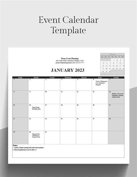 Event Schedule Template Google Sheets