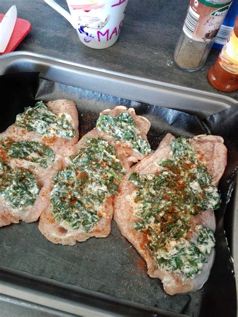 Escalopes De Poulet Farcies Aux Pinards Et Ricotta Les Papilles De