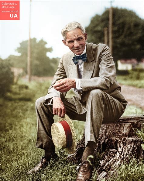 Henry Ford 1863 1947 Colorized 1438x1800 R Historyporn