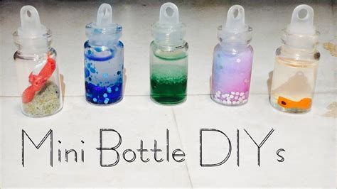 5 Diy Mini Bottle Charm Ideas Youtube