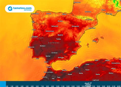 Haut 34 imagen météo espagne carte fr thptnganamst edu vn