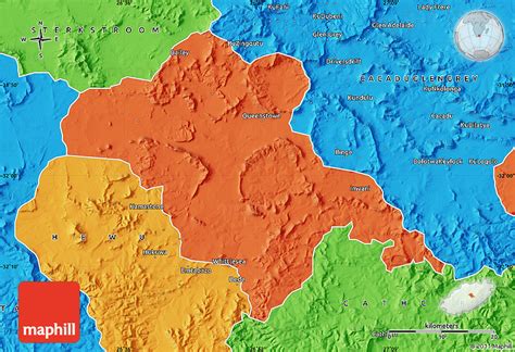 Political Map of QUEENSTOWN