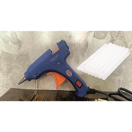 W WATT MM HOT MELT Glue Gun With ON Off Switch And LED Indicator Free Transparent Glue