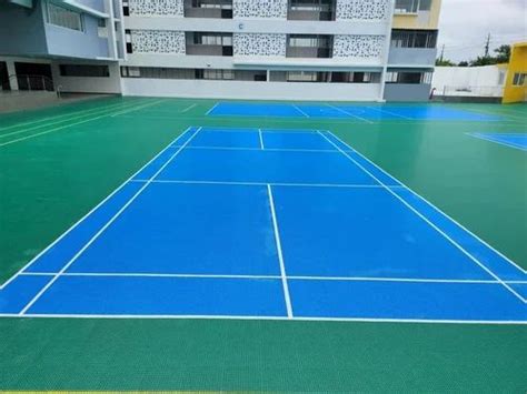 Pp Interlock Badminton Court Tiles At Rs 80 Sq Ft Mayapuri New