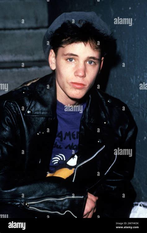 Corey Haim on the set of Michael Damian's Video "Rock On" from the ...