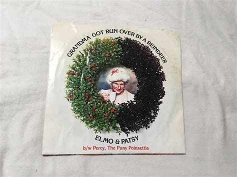 Elmo And Patsy Grandma Got Run Over By A Reindeer 45 Rpm Etsy