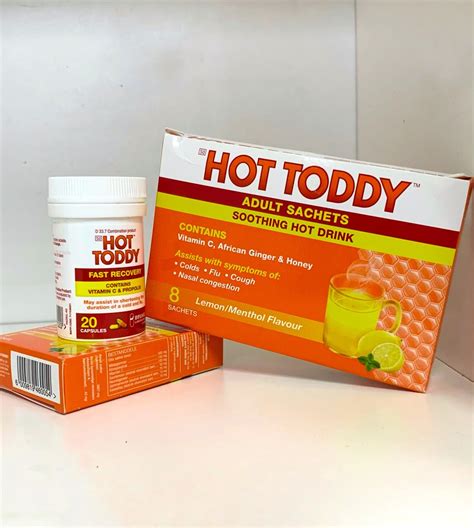 Hot Toddy Range Sachets Tablets And Tea Living Water Pharmacy