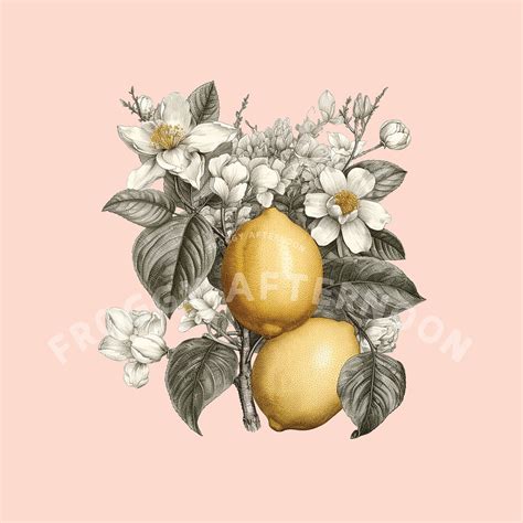 Transparente Vintage Lemon Png Arte De Limones A La Antigua Para