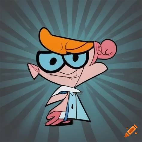 Vintage Style Of Dexter S Laboratory Character In Disney S Cartoon Style On Craiyon