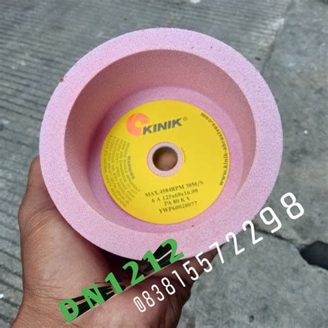 Jual Batu Gerinda Mangkok Kinik 5 Inch 125x60x16 PA 80 KV Straight Cup