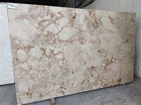 Beige Polished Finish RMS Breccia Marble Slab Thickness 18 Mm At Rs