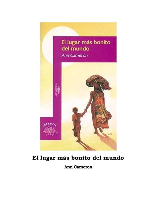 Libro El Lugar Mas Bonito Del Mundo El Lugar M S Bonito Del