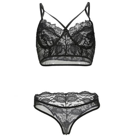 Buy Wholesale China Sexy Women Sleepwear Bra Brief Garter Belt And Stockings Lace Lingerie Set