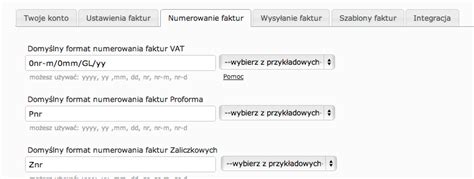 Fakturownia Baza wiedzy Czy istnieje możliwość zmiany sposobu