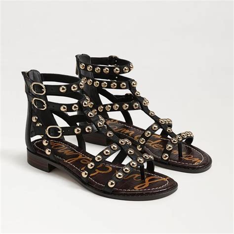 Sam Edelman Estella Studded Flat Gladiator Sandals Macy S