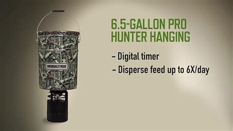 Moultrie 5 Gallon All In One With Timer Feeder Hunting