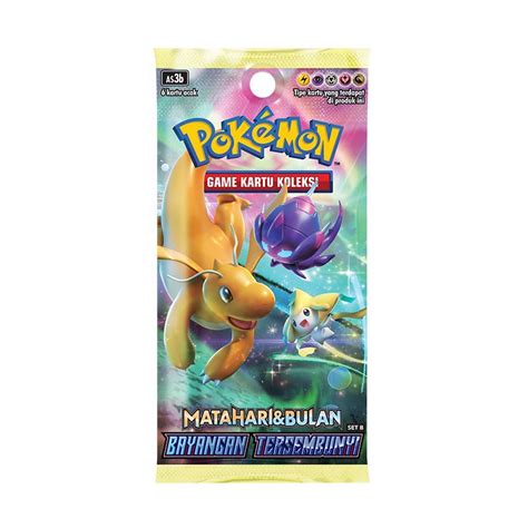 Jual Pokemon Card Matahari Bulan Booster Pack As B Shopee Indonesia