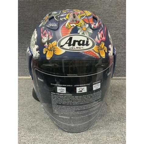 Arai Sz Ram Vz Ram Oriental Flat Bl Arai Motorcycle Half Face Helmet