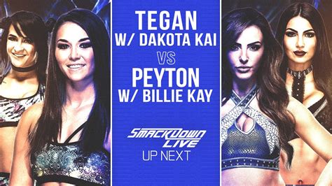 Wwe 2k19 Universe Mode Sdl Dakota Kai W Tegan V Peyton Royce W Billie Kay Youtube