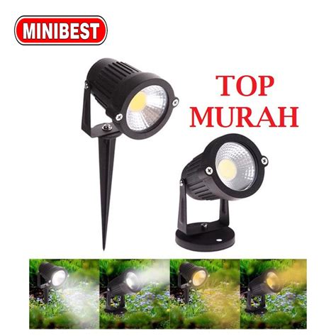 Jual Lampu Taman Led Sorot 5W COB Tancap SOROT 3W COB TAMAN TANCAP 7W