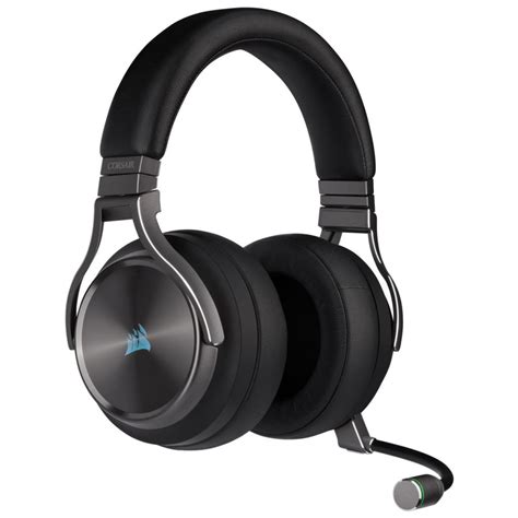 Auriculares Headset Corsair Virtuoso Rgb Wireless Se Gunmetal 7 1 Surround Pc Ps4 Icue