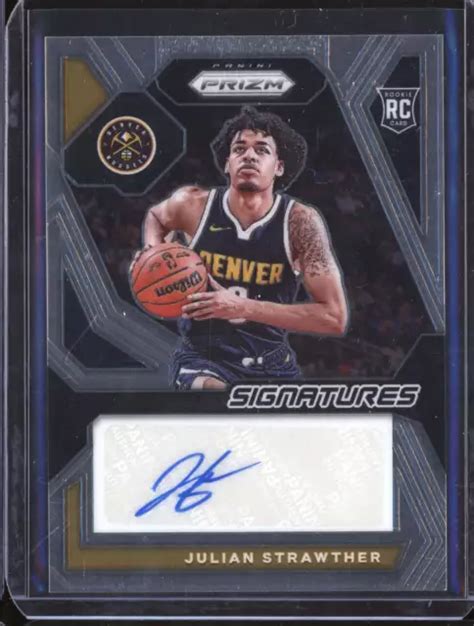 JULIAN STRAWTHER 2023 24 Panini Prizm RSI SWR Signatures RC 10 00