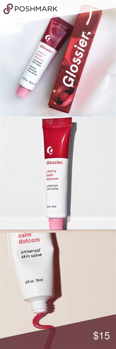 Nwt Glossier Cherry Balm Dot Com The Balm Lip Balm Gloss Glossy