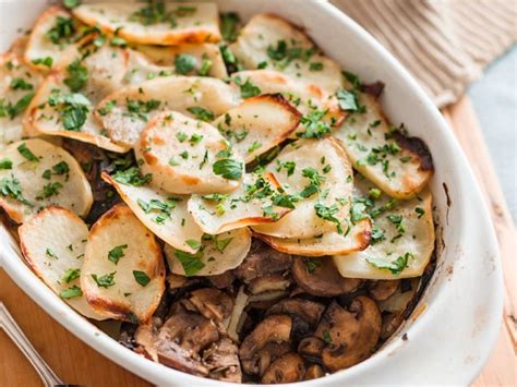 Potato and Mushroom Casserole Recipe | EatSmarter