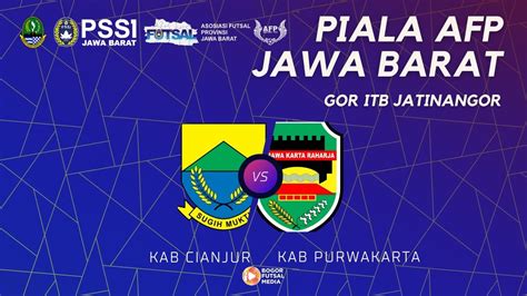 KABUPATEN CIANJUR VS KABUPATEN PURWAKARTA PIALA AFP JABAR 2023 YouTube