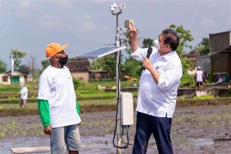 Airlangga Program Smart Farming Petani Milenial Untuk Tingkatan