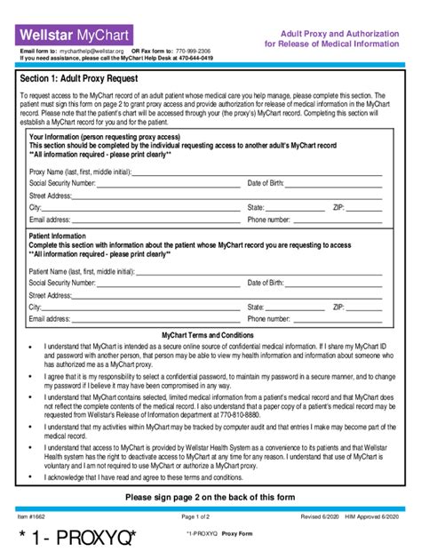 Fillable Online Mychart Wellstar Fillable Online ORDER REQUEST FORM