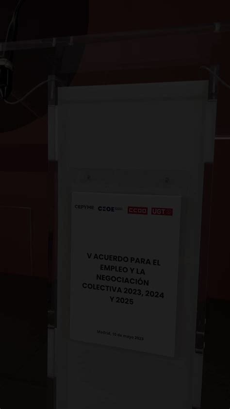 UGT On Twitter Hoy Hemos Firmado El V Acuerdo Para El Empleo Y La