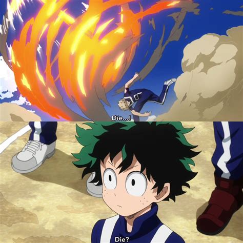 Boku no Hero Academia | Deku leaves ua, Deku sneeze, Deku breaking his