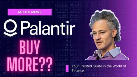 Palantir Ready To Dominate De Ai Market Pltr Youtube