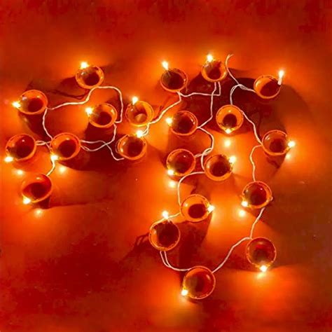 Decorative Diwali Diya String Light Meter Wallmantra