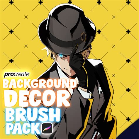 FREE Anime Background Decor Brush Pack For Procreate LIBRIUM